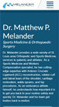Mobile Screenshot of melandersportsmedicine.com